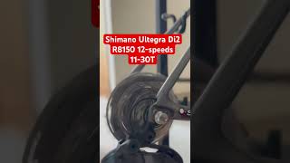 【12速電件】Shimano Ultegra Di2 R8150 電子變速 後變速器 轉波速度展示 [upl. by Sisely649]