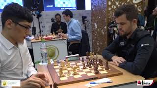 Alireza Firouzja vs Magnus Carlsen  World Blitz 2019 [upl. by Chico]