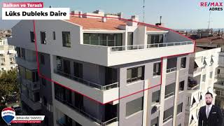 İzmir Karşıyaka Bostanlı Satılık Lüks 41 Çatı Dubleks Daire [upl. by Martino]