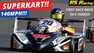 Rob Stubbs  250 Superkart  Round 1  Oulton Park 12th to 5th place First race back in 6 years [upl. by Salomi]