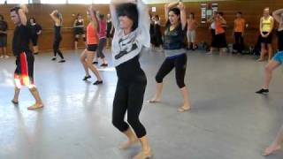 Malayas Jazz Class at SRJC Spring 2011 [upl. by Terbecki]