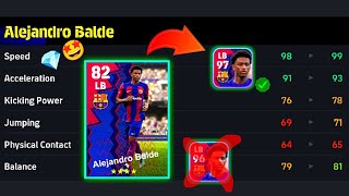 How To Train Alejandro Balde To 97 In eFootball 2024 Mobile😲 efootball [upl. by Gonzalo]