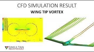 WING TIP VORTICES CFD RESULT [upl. by Selemas]