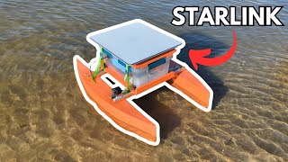 Autonomous Starlink powered RC boat  control from anywhere [upl. by Kylander]