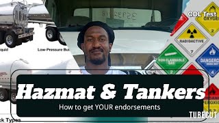 How to get Hazmat and Tanker endorsement  Study tools [upl. by Haldas]