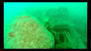 wreck of the SS Moidart in Lyme Bay Dorset [upl. by Rebah]