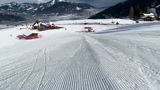 Sledge running on slopes in Kaprun 20 Dec 2023 [upl. by Jesse748]