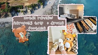 Greece Hotel Mitsis Rodos Village review Drone footage amp Vlog [upl. by Sedgewinn]