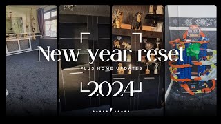 NEW YEAR RESET 2024  Plus home updates [upl. by Kentiga]