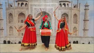 Nagada Sang Dhol  Garba Bollywood Dance in Schloss Bückeburg 2018 Germany [upl. by Gutow]