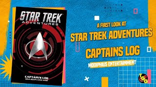 Star Trek Adventures Captains Log  First Look and PageThrough [upl. by Michele]