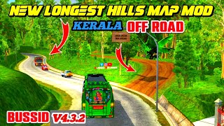 Map Mod Bussid 432  New Kerala Longest Hill Map Mod For Bus Simulator Indonesia Bussid Mod Map [upl. by Arlynne]