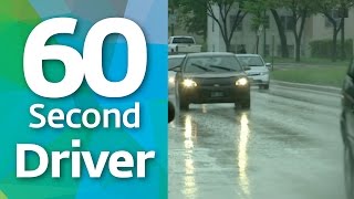 60 Second Driver  Hydroplaning [upl. by Aydiv]