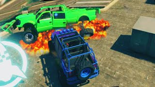 BUMPER EXPLOSION CARS GTA 5 Funny Moments [upl. by Lottie]