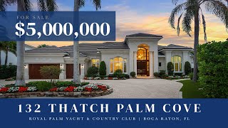 Newly Priced 57M Golf Course Mansion in Boca Raton Florida [upl. by Elleuqar]