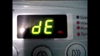 حل خطاء غسالة ال جى كود LG Top Load Washer Error Codes de [upl. by Nobe]