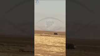 “SOHR camera” captures a Russian patrol arriving in Hamo and AlQasir villages in AlQamishli [upl. by Guerra]