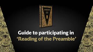 Guide to Participating in Reading Of the Preamble  Ministry of Culture [upl. by Imaon15]