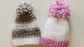 Tutorial cappello punto ondine Facilissimo Senza diminuzioni Tutte le taglie ❄️☃️🎄 [upl. by Mila397]