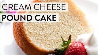 Cream Cheese Pound Cake  Sallys Baking Recipes [upl. by Eninej]