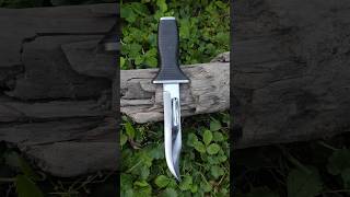 Knife making  The infantry combat knife kabar blade diy leatherstack handmade unique N690 [upl. by Ahsilek]