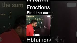 Solve the fractions basic mathshbtuitionclasses [upl. by Eselrahc514]