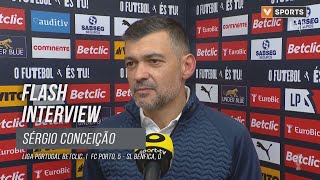 Sérgio Conceição quotOs jogadores estão de parabénsquot [upl. by Orabelle]