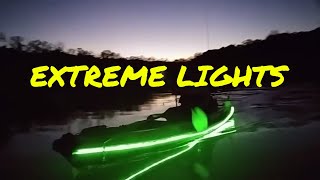 Extreme Kayak Lights for night fishing [upl. by Alphonse842]