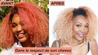 Comment faire dégorger sa couleur en gardant des cheveux sains  ⎜ThePrettyUsMU [upl. by Brill945]