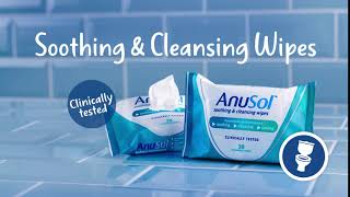 Anusol offers even more relief with 🆕 Flushable amp Biodegradable Wipes 5quot [upl. by Zil799]