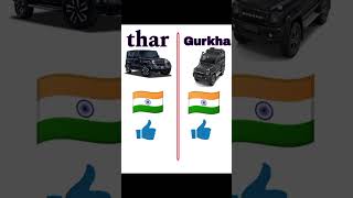 Thar vs Gurkha gurkha4x4x4 thargurkha 4x4thar viralvideo like editpankaj pankajeditz comment [upl. by Safir879]