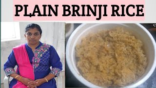 PLAIN BRINJI RICE RECIPE IN TAMIL [upl. by Annahc]