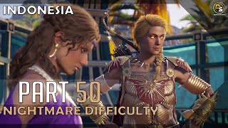 Assassin’s Creed Odyssey Nightmare  100 Walkthrough Indonesia 50 [upl. by Treblig651]