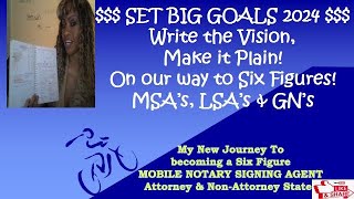 GOAL SETTING NOTARY FAM 2024 NEW DOORS DEC 26 2024 [upl. by Oiznun22]