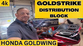 2024 Goldstrike Lighting Distribution Block Installment 2018 Honda Goldwings [upl. by Wolfe]