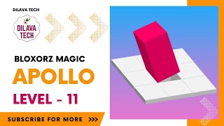 Bloxorz Magic  APOLLO Level  11  Bloxorz  Block And Hole  Gameplay  Walkthrough  Dilava Tech [upl. by Donn]