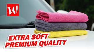 Wavex Microfiber Car Cleaning Cloth  Super Absorbent Drying Towel  40x40cm [upl. by Airpac748]