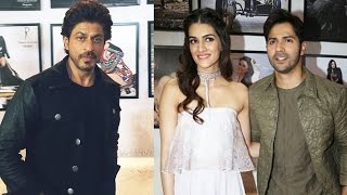 Shahrukh Khan Varun Dhawan Kriti Sanon At Dabboo Ratnani Calendar 2017 [upl. by Kandy]