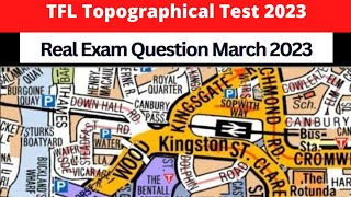 TFL Topographical Test 2023 Real exam question march 2023PCO trainingR1 [upl. by Nere]