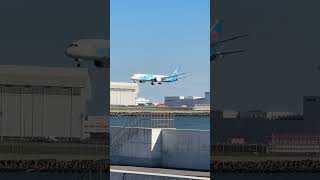 中国の航空会社。B787 airport airline 飛行機 空港 羽田空港 [upl. by Kerk762]