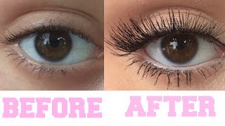 ♡ DIY CHEAP EYELASH EXTENSIONS ♡ [upl. by Inva]