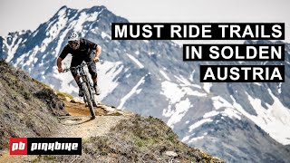 Riding Solden Austrias Incredible Mountain Bike Trails  Local Flavors [upl. by Ogdan344]