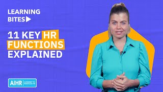 11 Key HR Functions Explained 2023 [upl. by Areis427]