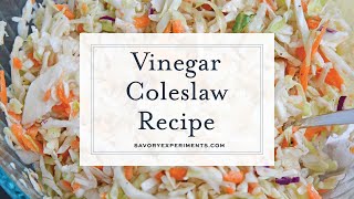 Vinegar Coleslaw [upl. by Onaimad118]