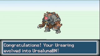 How to evolve Ursaring into Ursaluna Blood Moon in Pokemon Shiny Gold Sigma 151 [upl. by Nuahsyd]