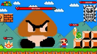 Super Mario Bros But The Enemies Are HARDER To Defeat [upl. by Anastase]