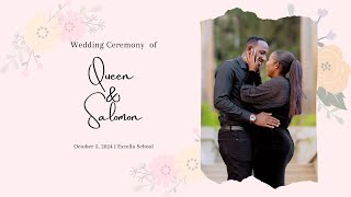 LIVE 🔴  Wedding EstellaQueen amp Salomon 05 October 2024 [upl. by Cad]