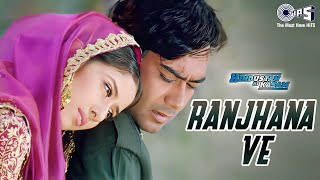 Ranjhana Ve  Hindustan Ki Kasam  Ajay Devgn Manisha Koirala  Alka Yagnik  90s Hit Song [upl. by Oznarol]