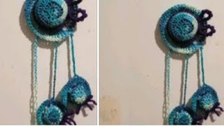 tutorial decoracioncrochet capelinas iman para mama o regalar reciclaje [upl. by Delamare751]