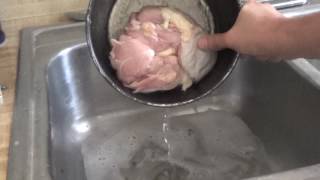 How To Defrost Chicken Without The Microwave [upl. by Aikym129]